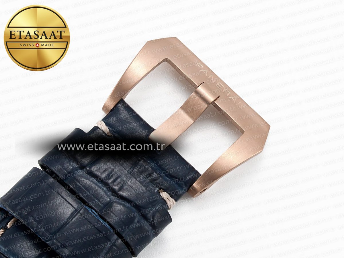 Penerai PAM1157 W TTF 1:1 Best Edition on Blue Leather Strap P9010 - Görsel 32