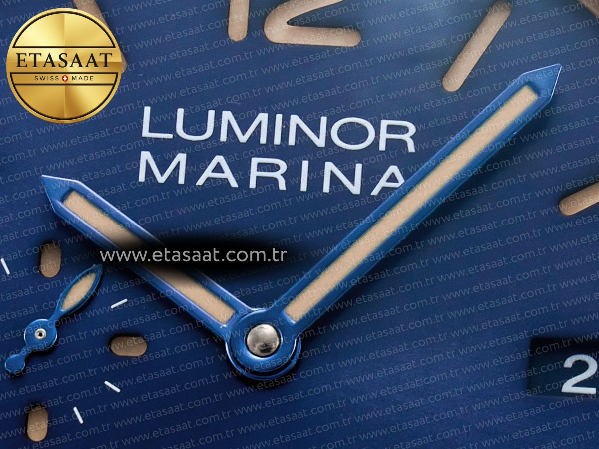 Penerai PAM1157 W TTF 1:1 Best Edition on Blue Leather Strap P9010 - Görsel 9