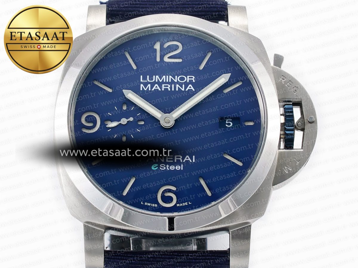 Penerai PAM1157 W TTF 1:1 Best Edition on Blue Nylon Strap P9010 - Görsel 4