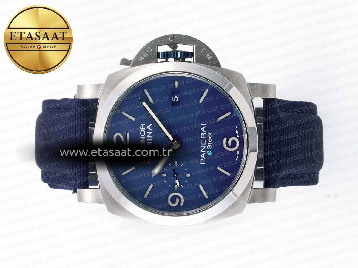 Penerai PAM1157 W TTF 1:1 Best Edition on Blue Nylon Strap P9010 - Görsel 9