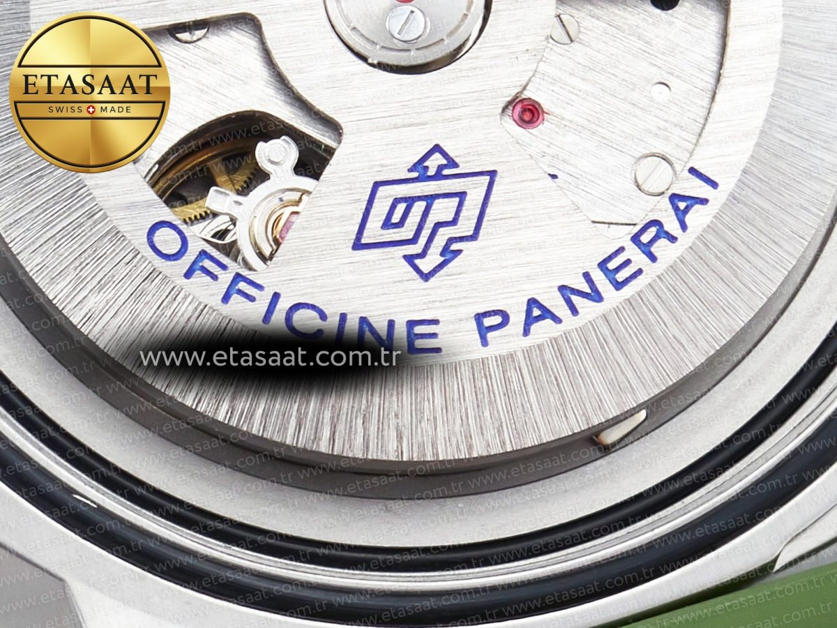 Penerai PAM1226 V SS TTF 1:1 Best Edition on Green Rubber Strap P900 - Görsel 23