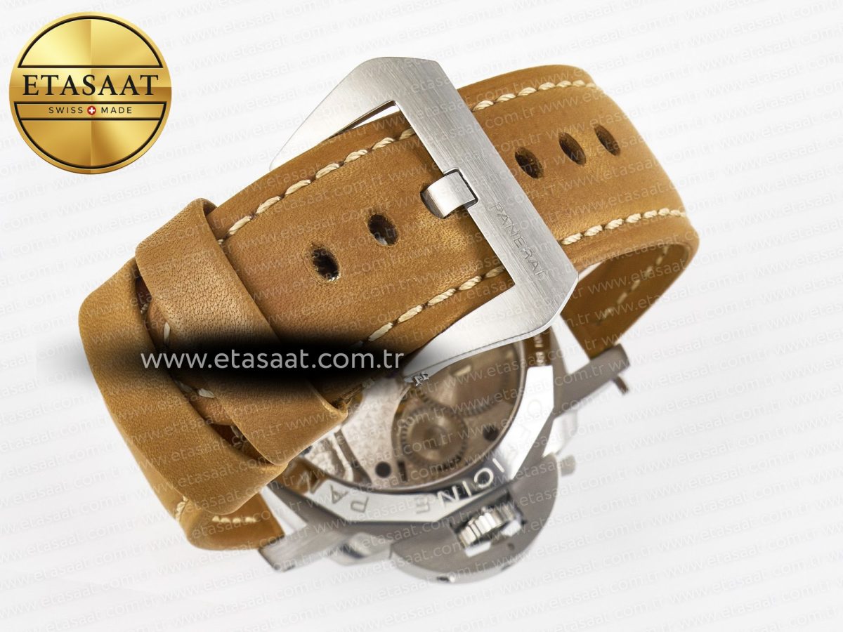 Panerai PAM127 E VSF 1:1 Best Edition on Brown Leather Strap A6497 with Y-Incabloc - Görsel 16
