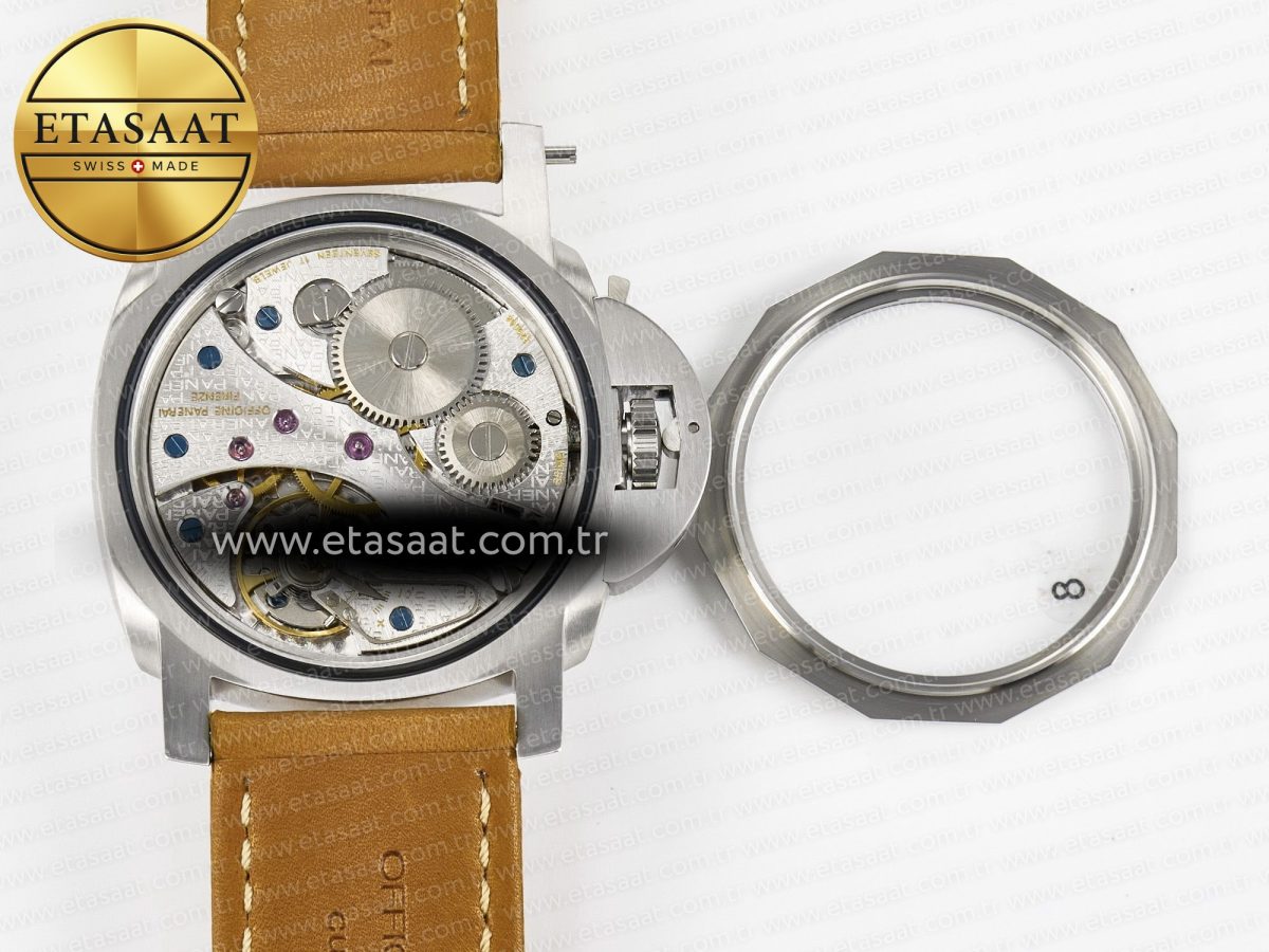 Panerai PAM127 E VSF 1:1 Best Edition on Brown Leather Strap A6497 with Y-Incabloc - Görsel 17