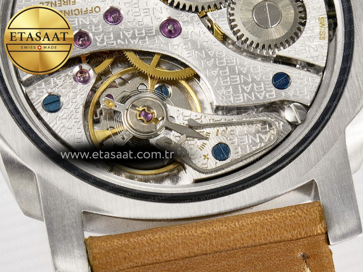 Panerai PAM127 E VSF 1:1 Best Edition on Brown Leather Strap A6497 with Y-Incabloc - Görsel 24