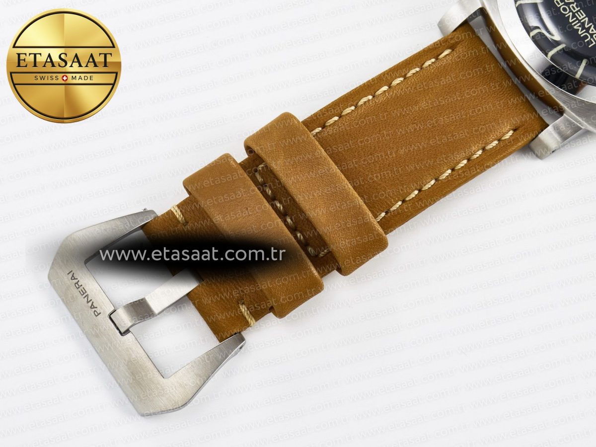 Panerai PAM127 E VSF 1:1 Best Edition on Brown Leather Strap A6497 with Y-Incabloc - Görsel 27