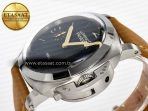 Panerai PAM127 E VSF 1:1 Best Edition on Brown Leather Strap A6497 with Y-Incabloc - Görsel 6