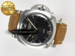 Panerai PAM127 E VSF 1:1 Best Edition on Brown Leather Strap A6497 with Y-Incabloc - Görsel 9