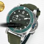 Penerai PAM1287 V TTF 1:1 Best Edition Green Dial on Green Nylon Strap P900