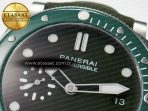 Penerai PAM1287 V TTF 1:1 Best Edition Green Dial on Green Nylon Strap P900 - Görsel 10