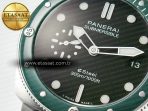 Penerai PAM1287 V TTF 1:1 Best Edition Green Dial on Green Nylon Strap P900 - Görsel 11