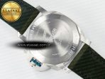 Penerai PAM1287 V TTF 1:1 Best Edition Green Dial on Green Nylon Strap P900 - Görsel 19