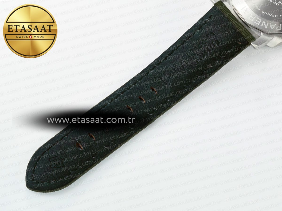 Penerai PAM1287 V TTF 1:1 Best Edition Green Dial on Green Nylon Strap P900 - Görsel 29