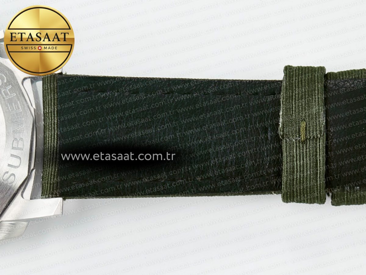 Penerai PAM1287 V TTF 1:1 Best Edition Green Dial on Green Nylon Strap P900 - Görsel 31