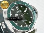 Penerai PAM1287 V TTF 1:1 Best Edition Green Dial on Green Nylon Strap P900 - Görsel 5