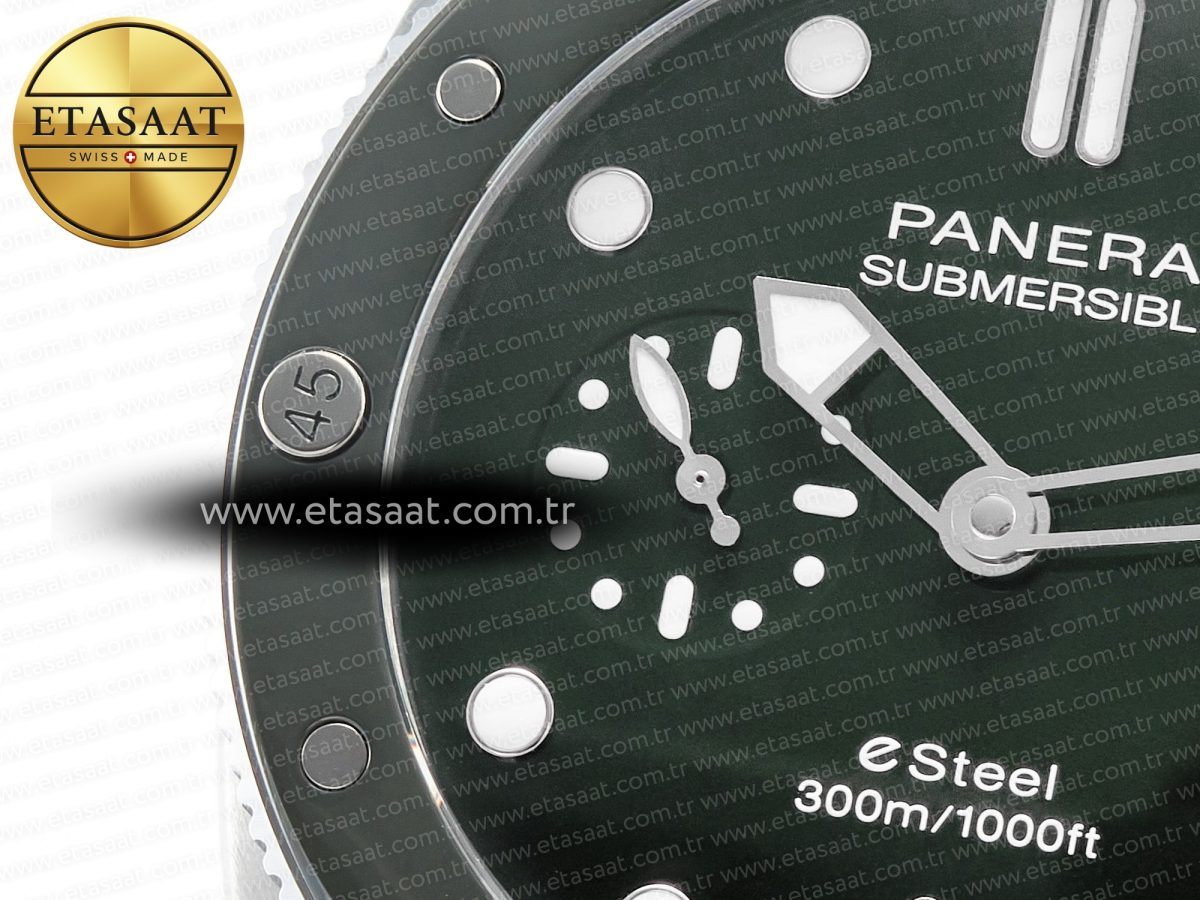 Panerai PAM1287 Y VSF 1:1 Best Edition Green Dial on Green Nylon Strap P900 - Görsel 10