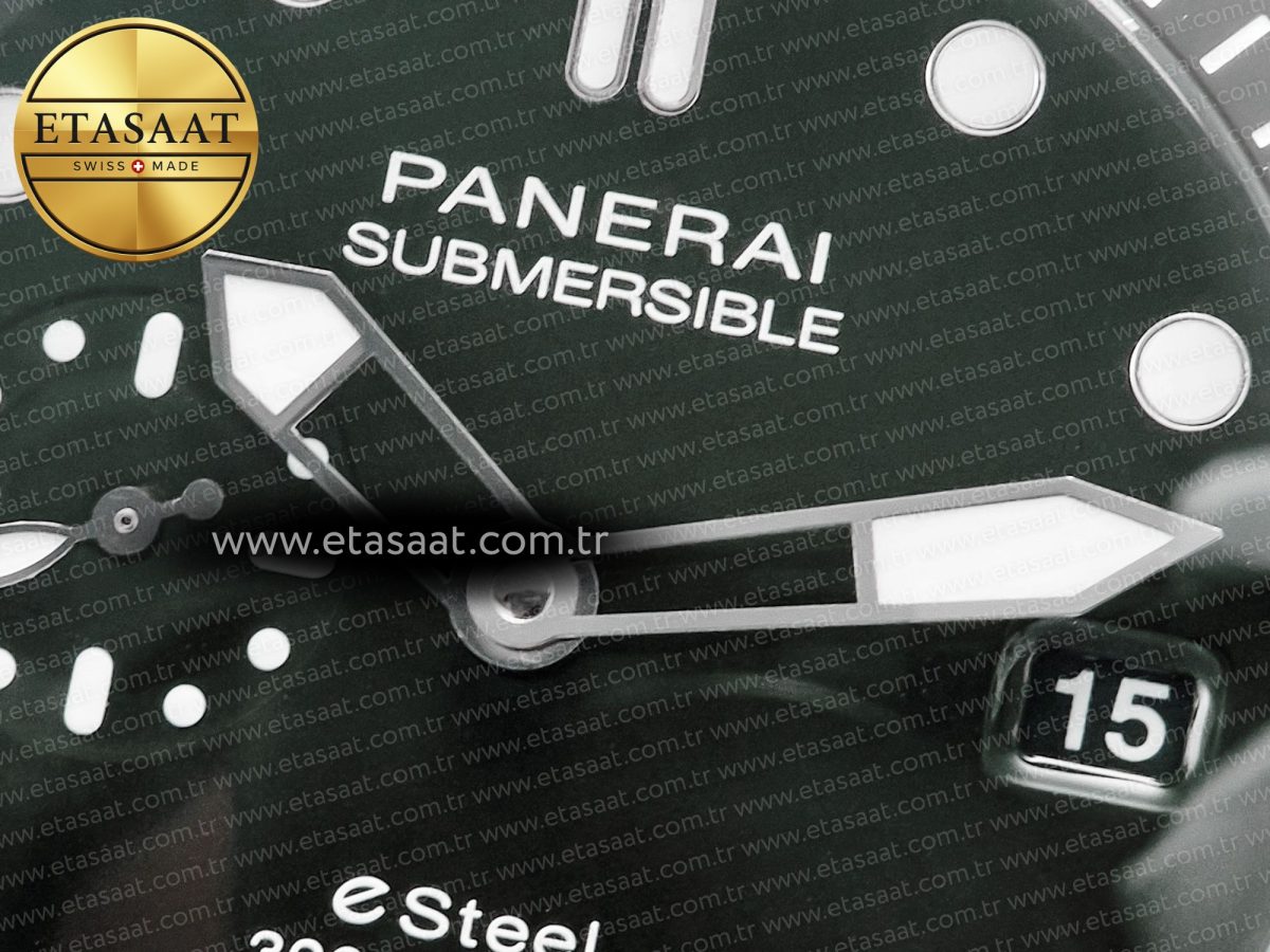 Panerai PAM1287 Y VSF 1:1 Best Edition Green Dial on Green Nylon Strap P900 - Görsel 11