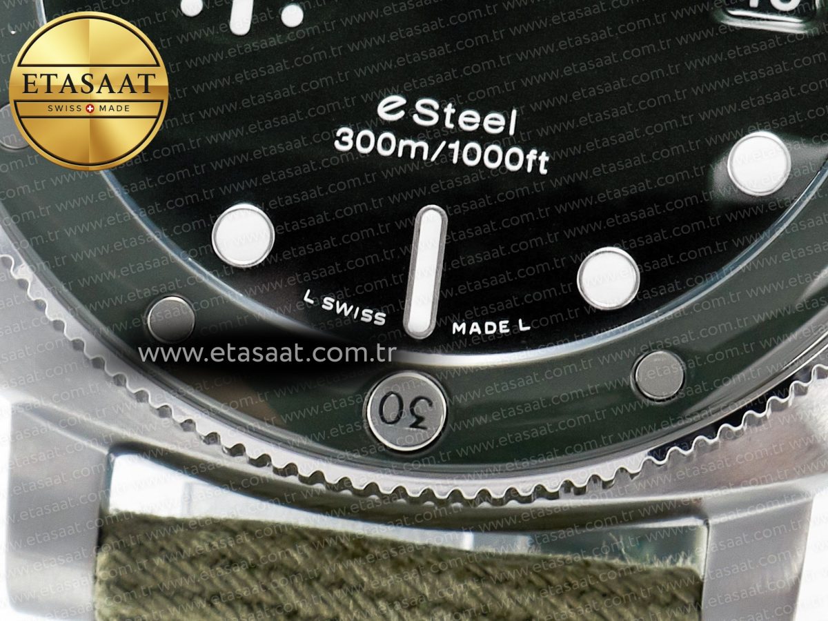 Panerai PAM1287 Y VSF 1:1 Best Edition Green Dial on Green Nylon Strap P900 - Görsel 13