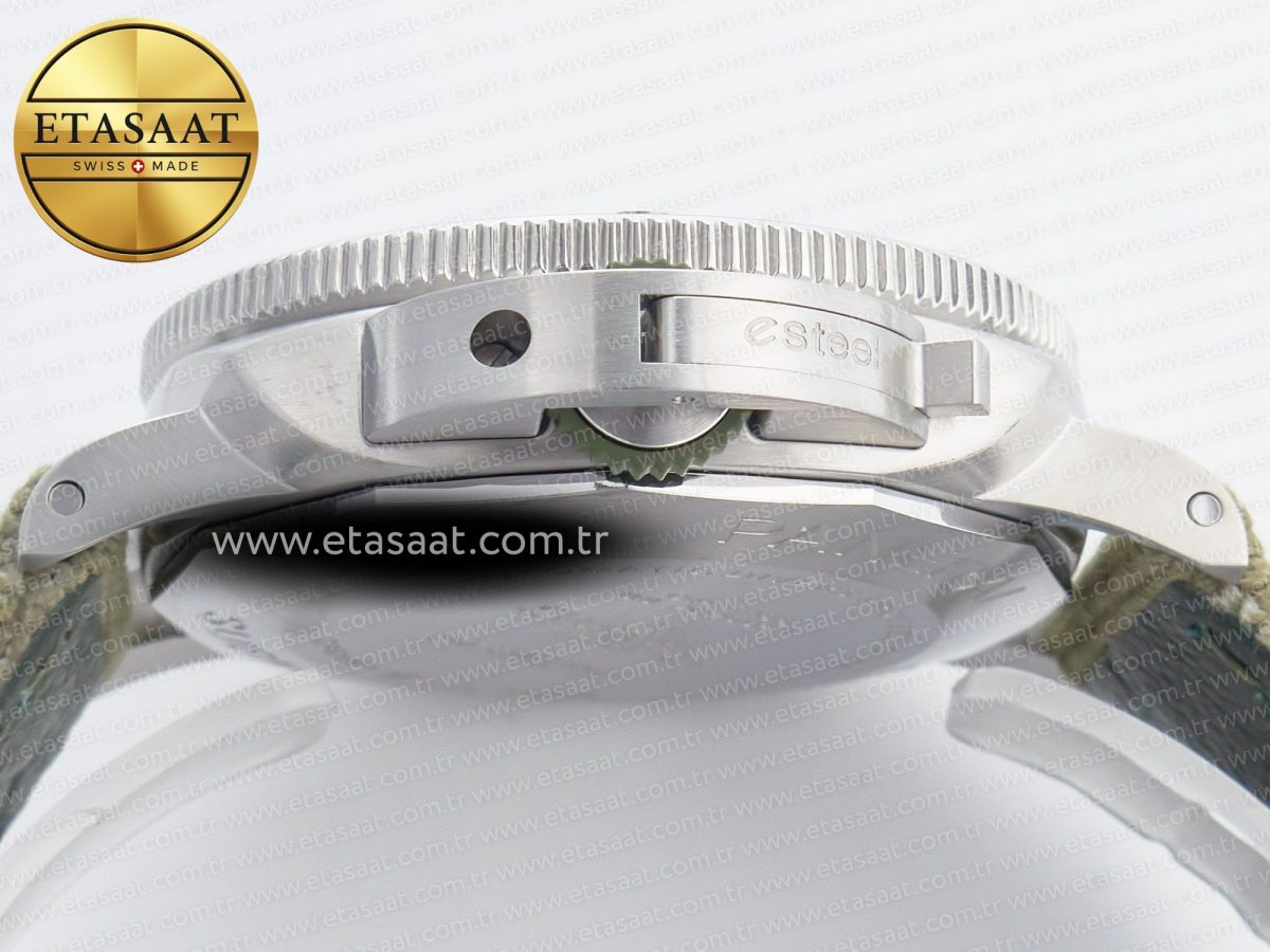 Panerai PAM1287 Y VSF 1:1 Best Edition Green Dial on Green Nylon Strap P900 - Görsel 16