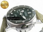 Panerai PAM1287 Y VSF 1:1 Best Edition Green Dial on Green Nylon Strap P900 - Görsel 6