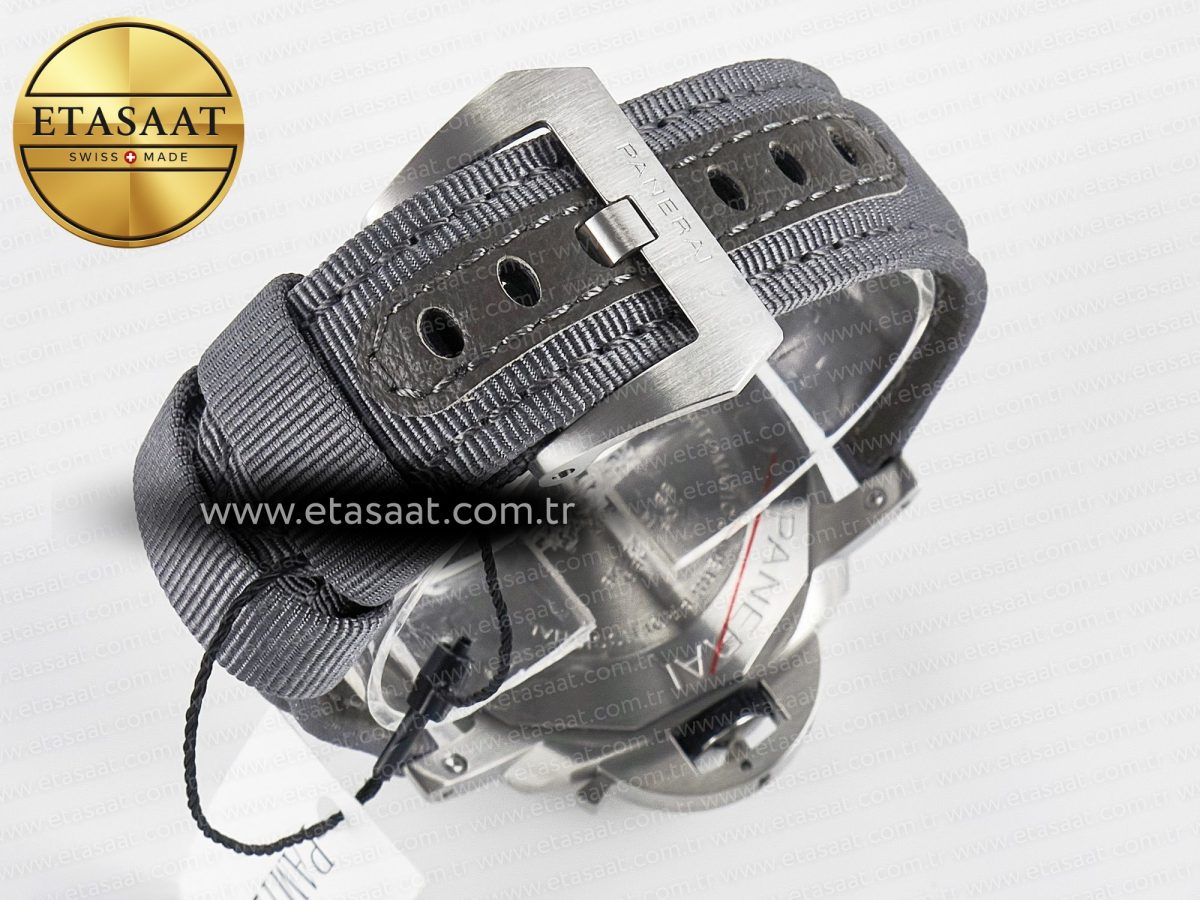 Panerai PAM1288 Y VSF 1:1 Best Edition Gray Dial on Gray Nylon Strap P900 - Görsel 17
