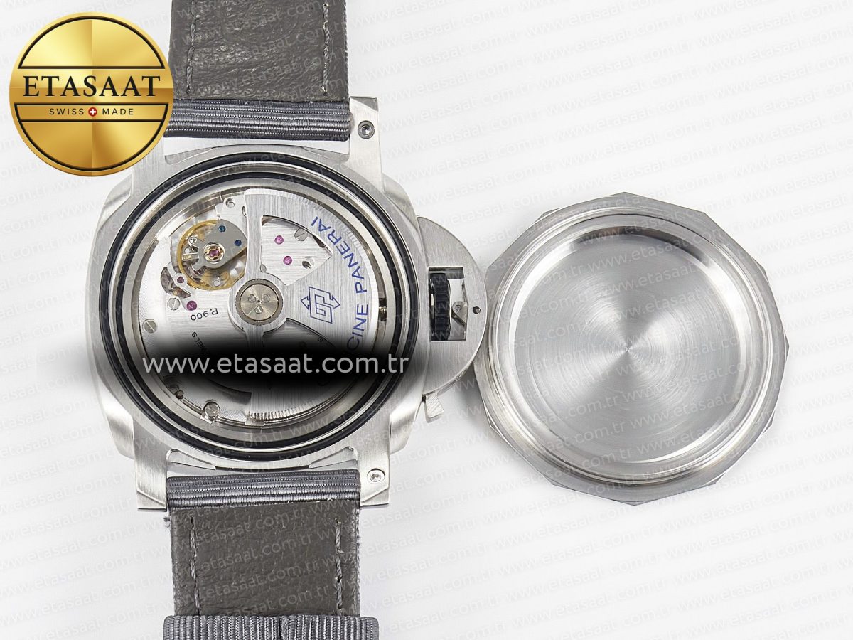 Panerai PAM1288 Y VSF 1:1 Best Edition Gray Dial on Gray Nylon Strap P900 - Görsel 21