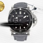 Panerai PAM1288 Y VSF Gri Kadran Kumaş Kayış P900 Eta Saat - Görsel 3 - 1:1 Süper Klon Saat