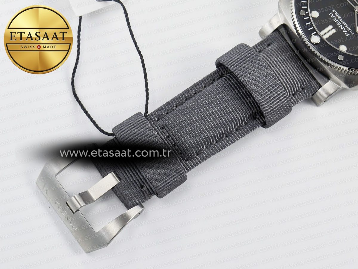 Panerai PAM1288 Y VSF 1:1 Best Edition Gray Dial on Gray Nylon Strap P900 - Görsel 30