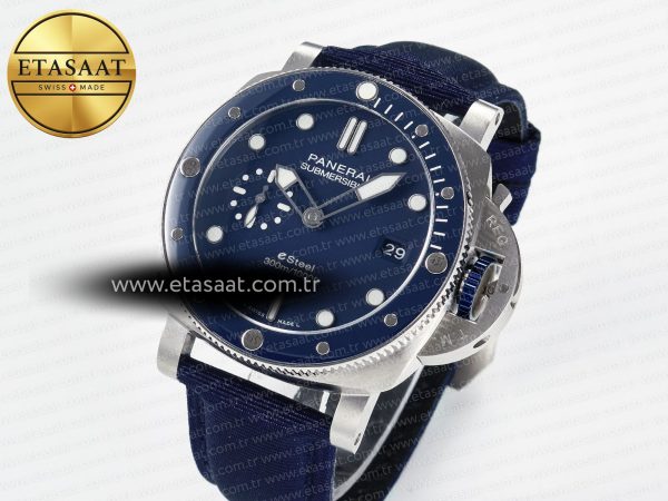 Panerai PAM1289 V TTF 1:1 Best Edition Blue Dial on Blue Nylon Strap P900