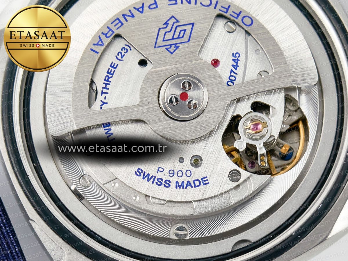 Panerai PAM1289 V TTF 1:1 Best Edition Blue Dial on Blue Nylon Strap P900 - Görsel 23