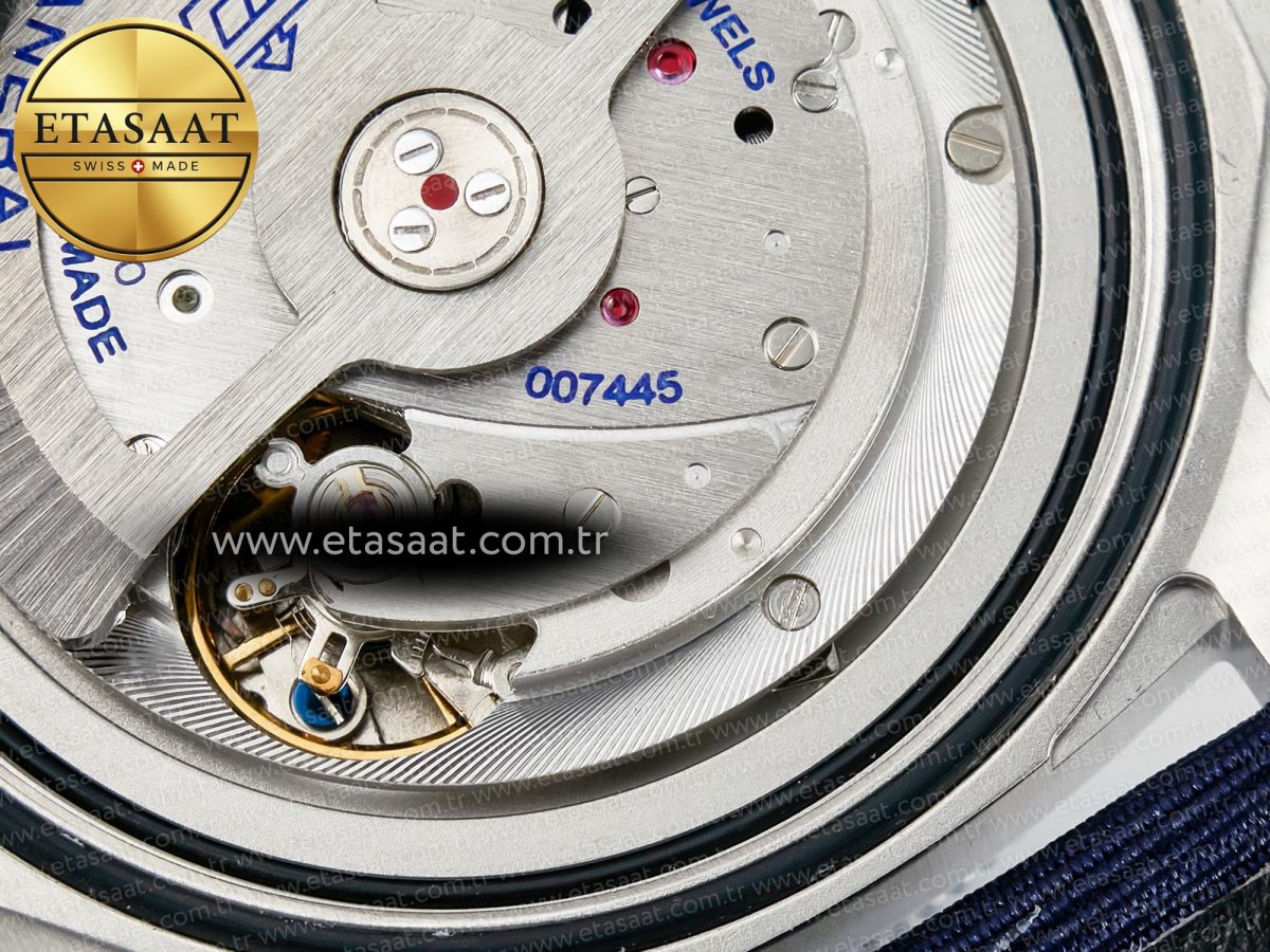 Panerai PAM1289 V TTF 1:1 Best Edition Blue Dial on Blue Nylon Strap P900 - Görsel 24