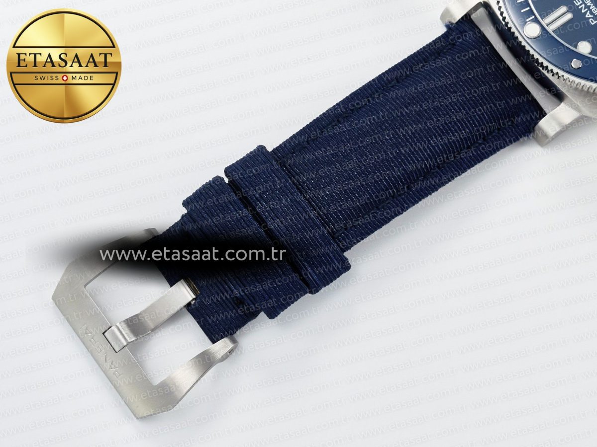 Panerai PAM1289 V TTF 1:1 Best Edition Blue Dial on Blue Nylon Strap P900 - Görsel 28