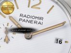 Panerai PAM1292 Radiomir 40mm TTF 1:1 Best Edition White Dial on Brown Leather Strap P900 - Görsel 11