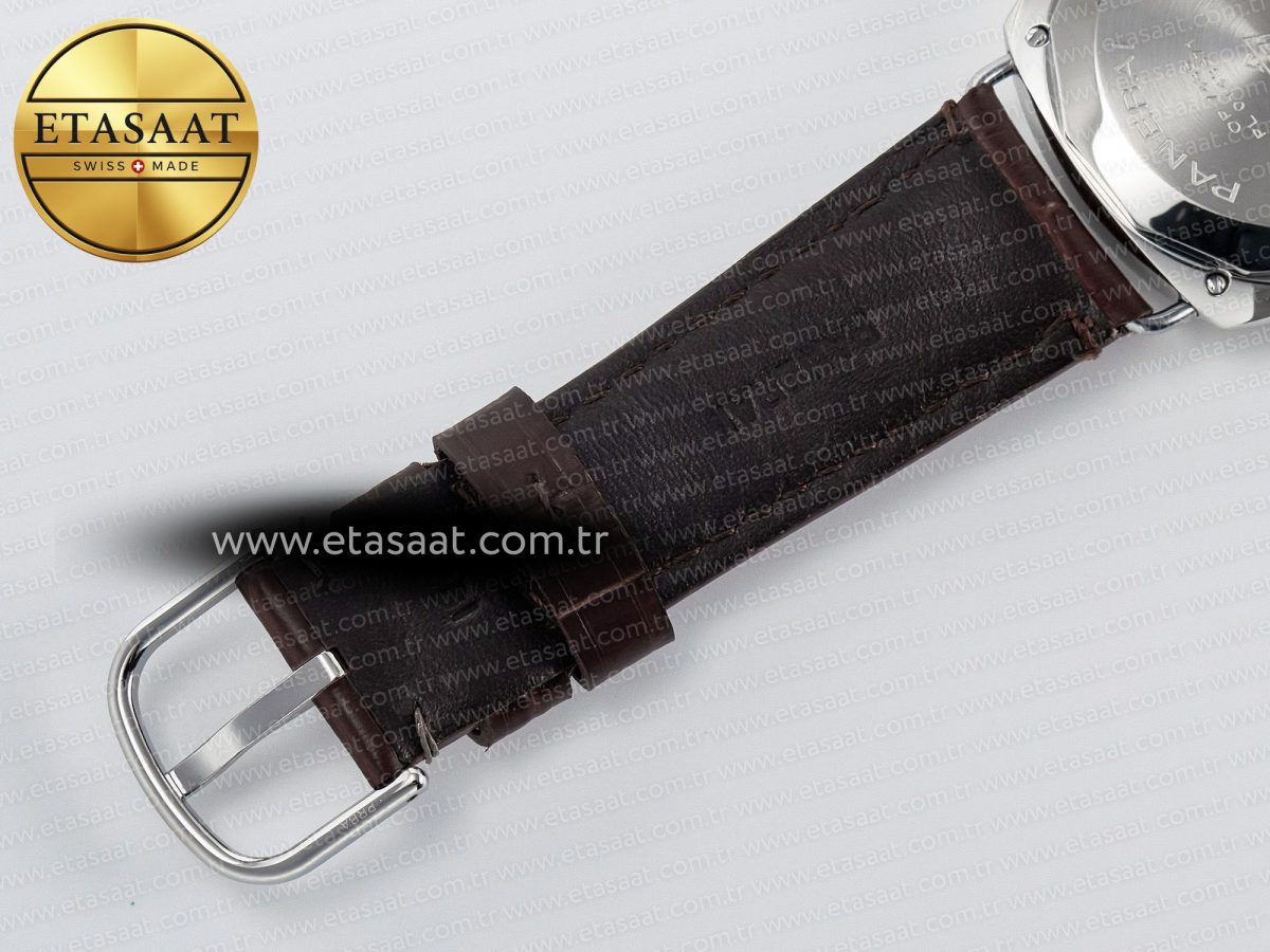 Panerai PAM1292 Radiomir 40mm TTF 1:1 Best Edition White Dial on Brown Leather Strap P900 - Görsel 26