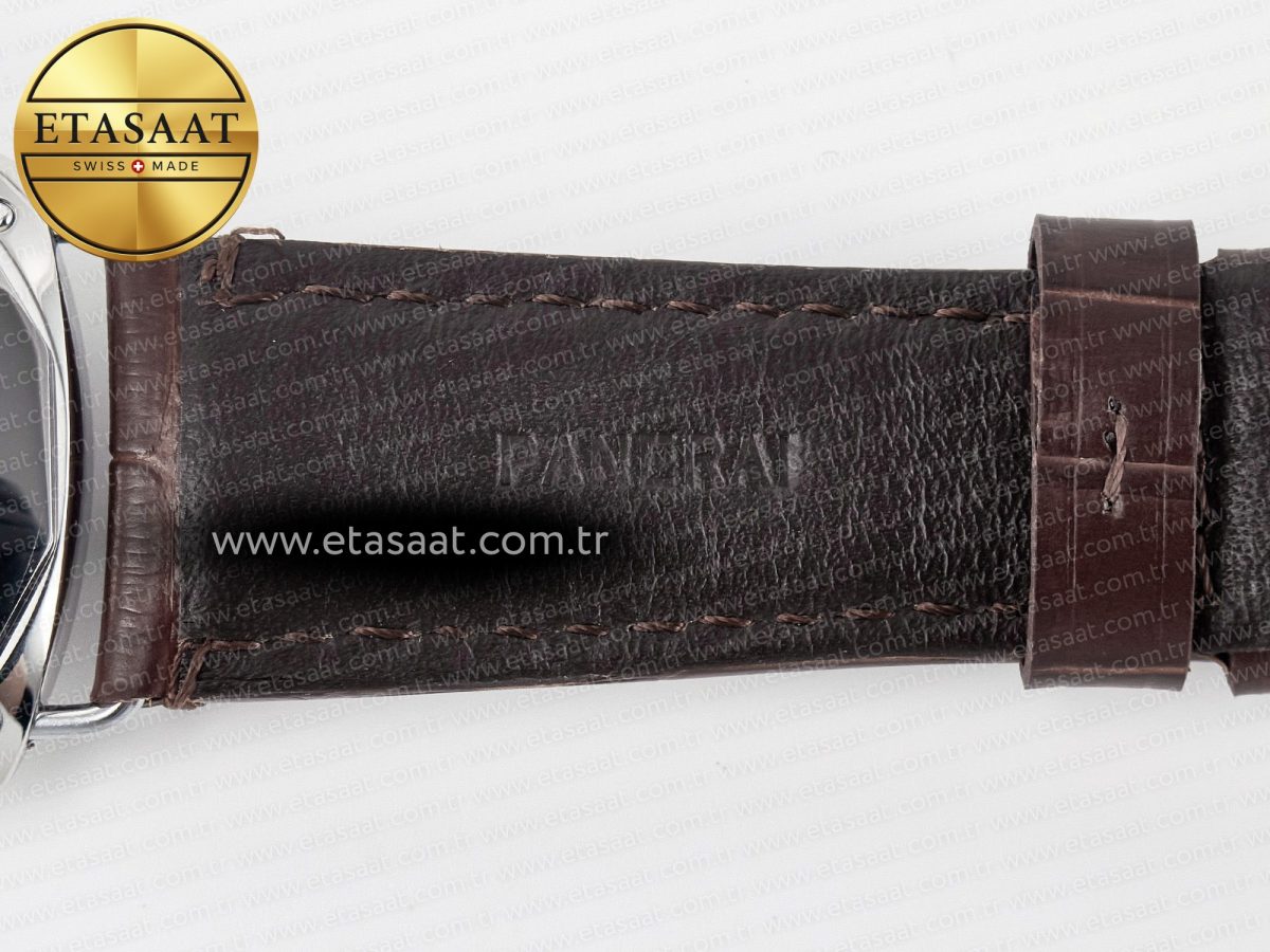 Panerai PAM1292 Radiomir 40mm TTF 1:1 Best Edition White Dial on Brown Leather Strap P900 - Görsel 28
