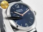 Panerai PAM1293 Radiomir 40mm TTF 1:1 Best Edition Blue Dial on Blue Leather Strap P900 - Görsel 5