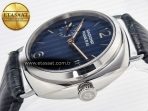 Panerai PAM1293 Radiomir 40mm TTF 1:1 Best Edition Blue Dial on Blue Leather Strap P900 - Görsel 6