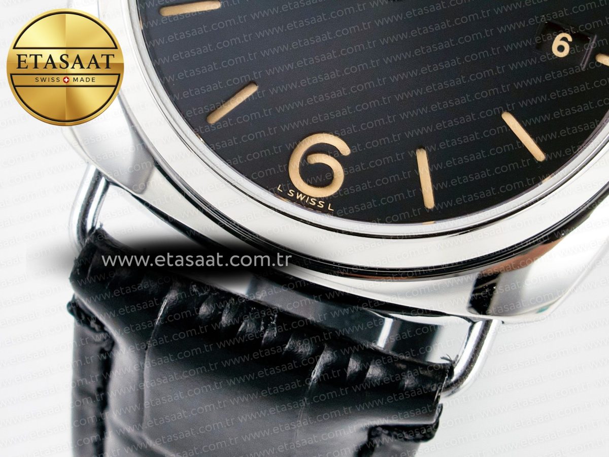 Panerai PAM1294 Radiomir 40mm TTF 1:1 Best Edition Black Dial on Black Leather Strap P900 - Görsel 13