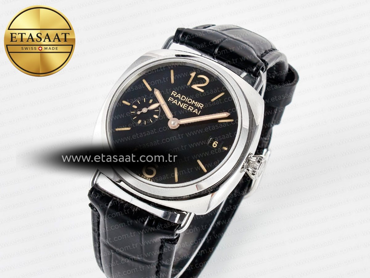 Panerai PAM1294 Radiomir 40mm TTF 1:1 Best Edition Black Dial on Black Leather Strap P900 - Görsel 2