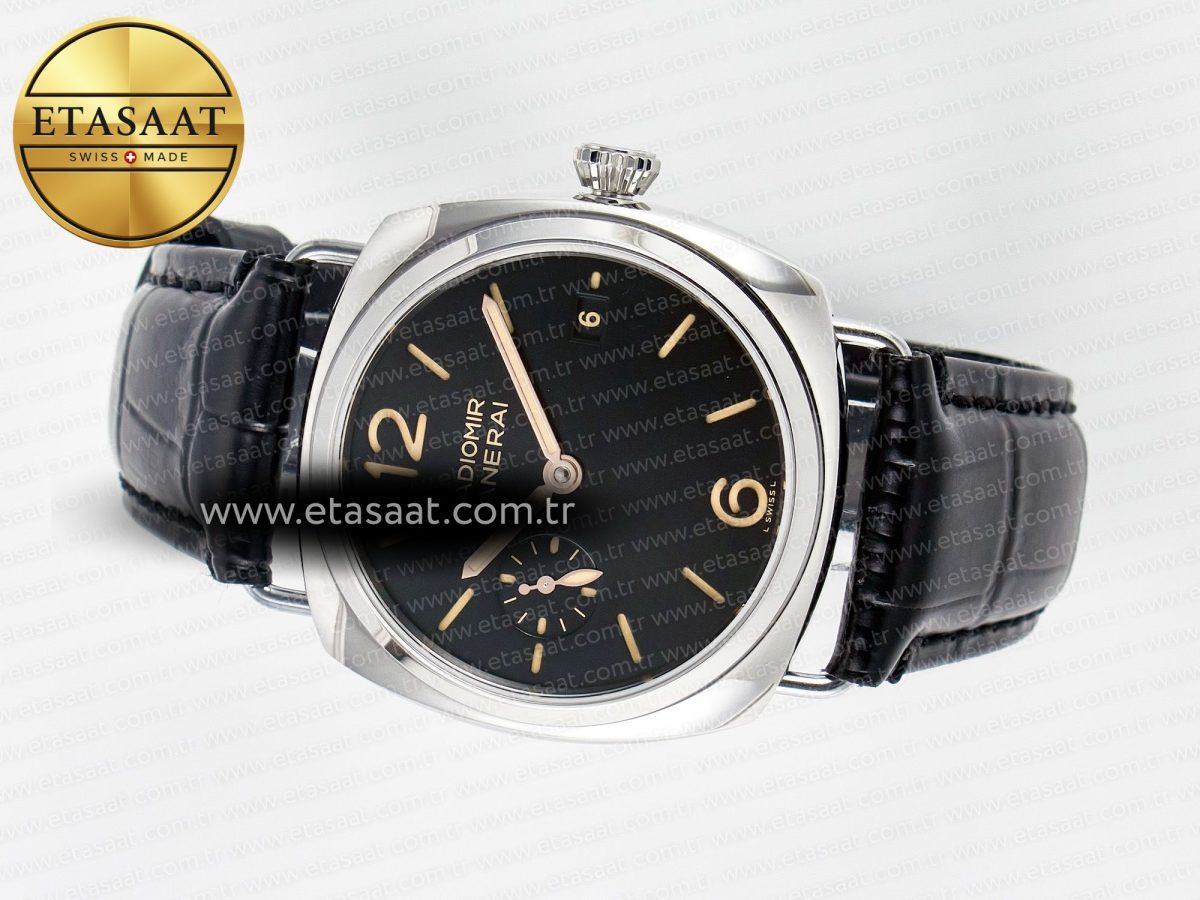 Panerai PAM1294 Radiomir 40mm TTF 1:1 Best Edition Black Dial on Black Leather Strap P900 - Görsel 9