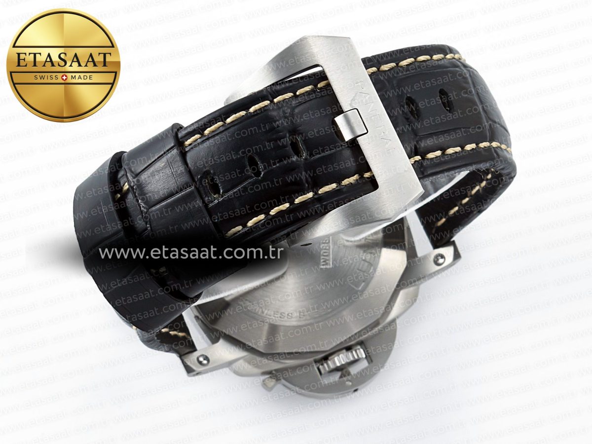 Penerai PAM1312 W TTF 1:1 Best Edition on Black Leather Strap P9010 - Görsel 18
