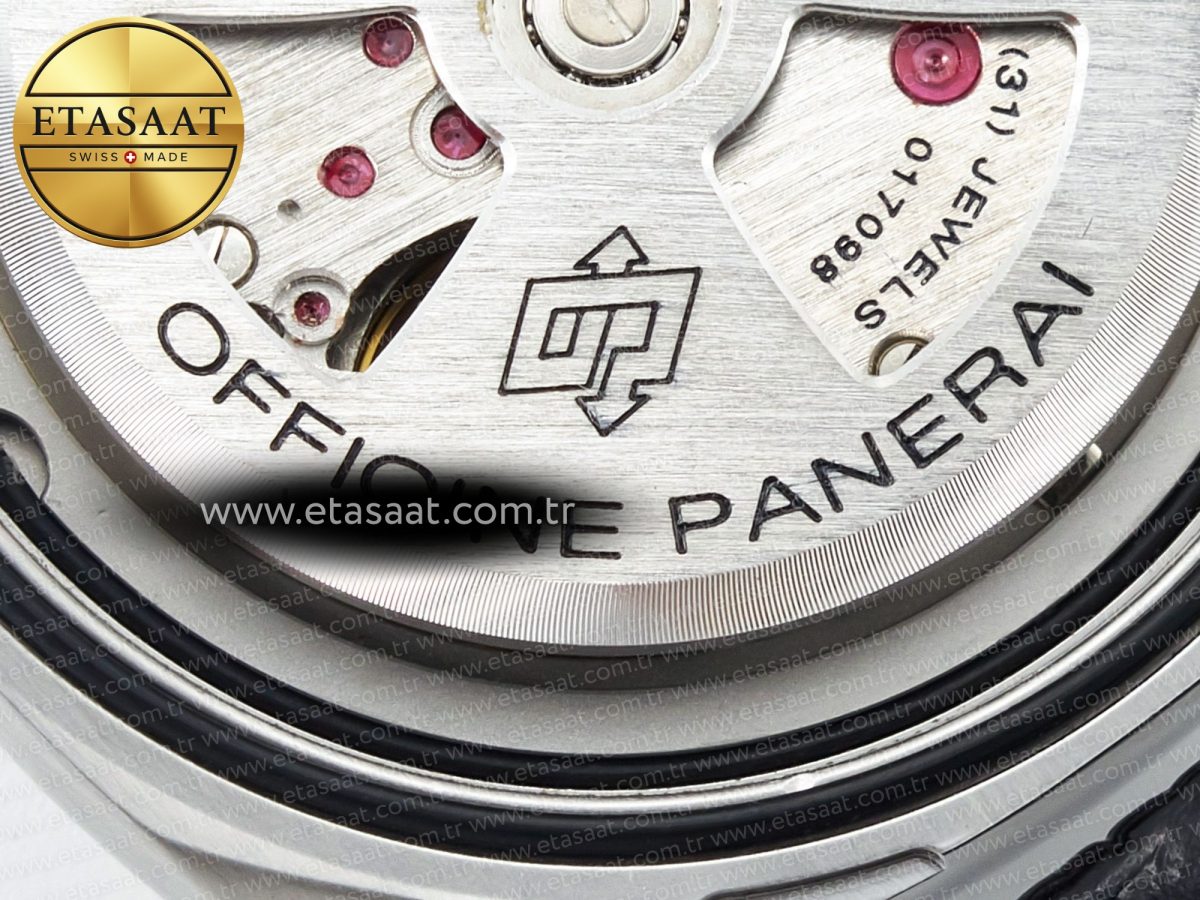 Penerai PAM1312 W TTF 1:1 Best Edition on Black Leather Strap P9010 - Görsel 24