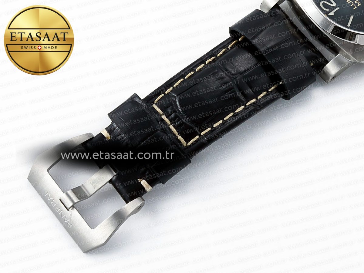 Penerai PAM1312 W TTF 1:1 Best Edition on Black Leather Strap P9010 - Görsel 29