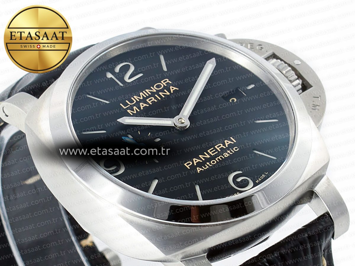 Penerai PAM1312 W TTF 1:1 Best Edition on Black Leather Strap P9010 - Görsel 7