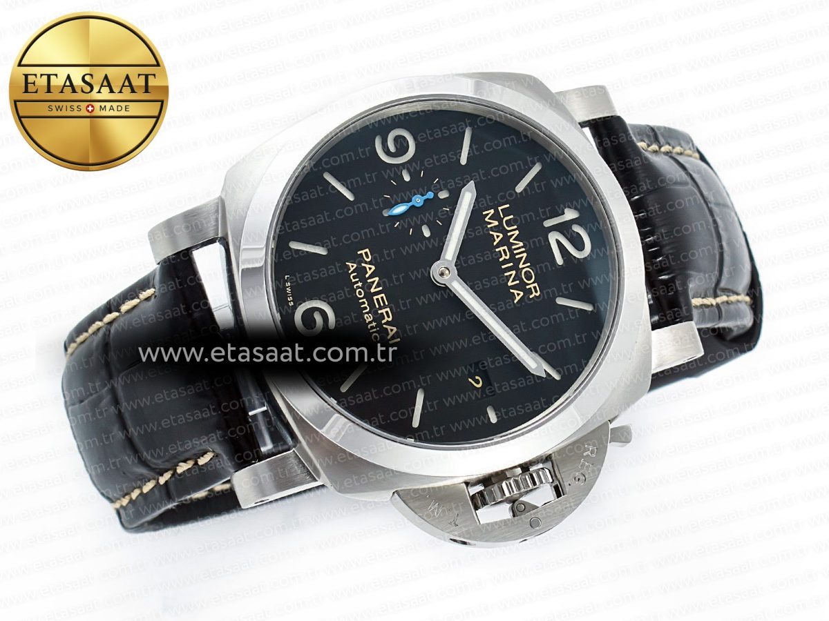 Penerai PAM1312 W TTF 1:1 Best Edition on Black Leather Strap P9010 - Görsel 8