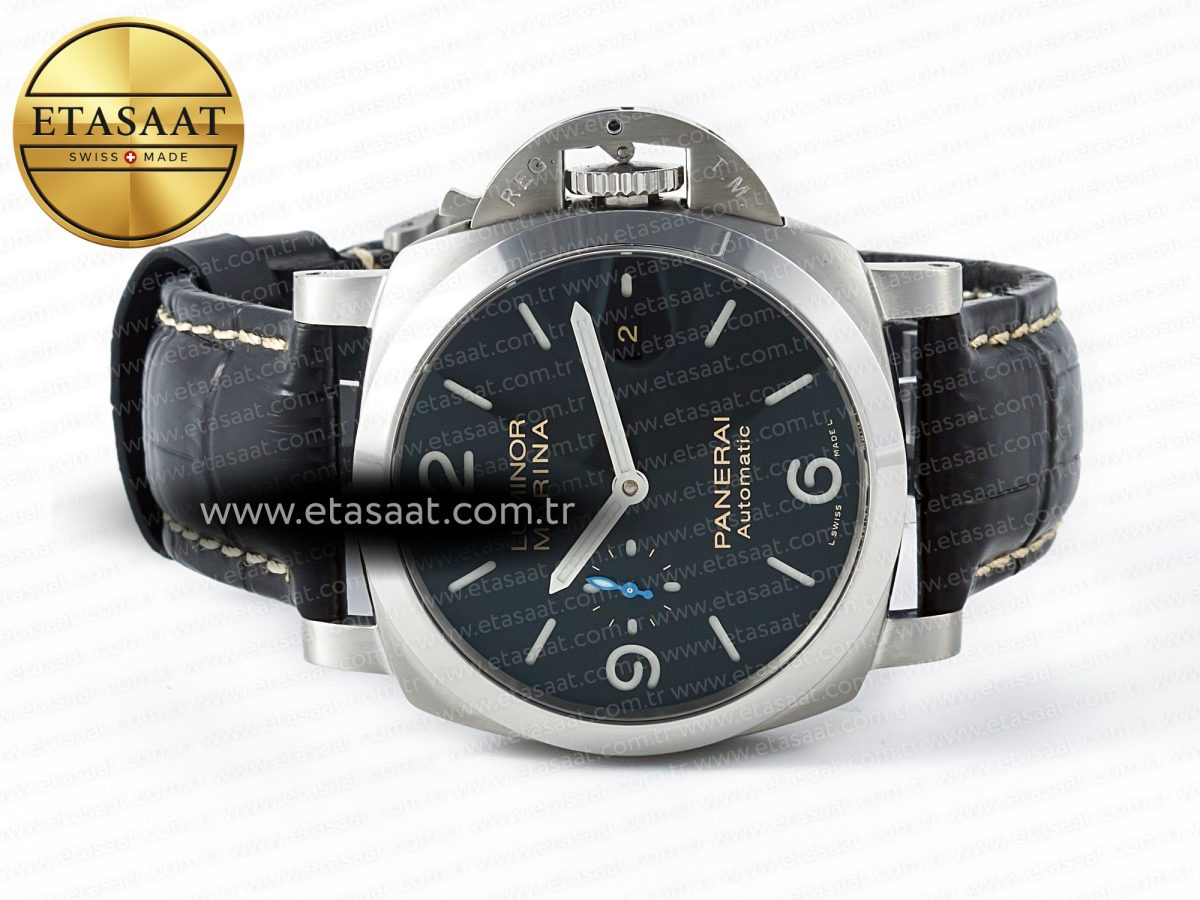 Penerai PAM1312 W TTF 1:1 Best Edition on Black Leather Strap P9010 - Görsel 9
