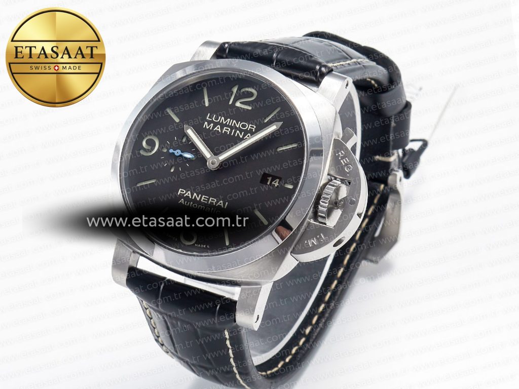pam1312 w vsf 11 best edition black dial on black leather strap p 9010 clone1