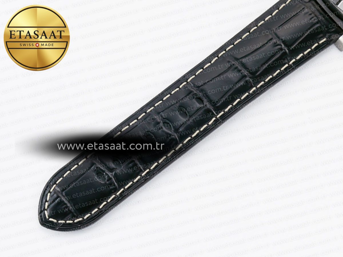 Panerai PAM1312 W VSF 1:1 Best Edition Black Dial on Black Leather Strap P.9010 Clone - Görsel 21