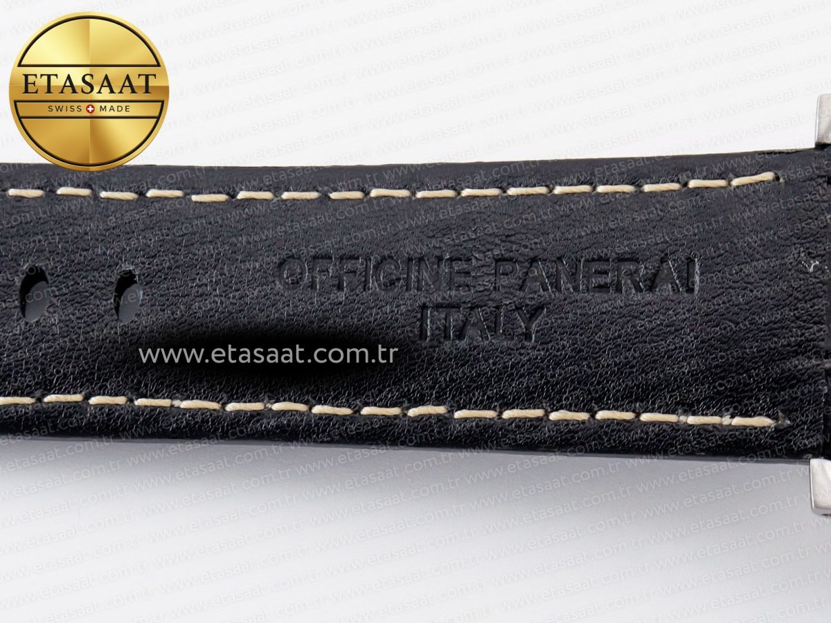 Panerai PAM1312 W VSF 1:1 Best Edition Black Dial on Black Leather Strap P.9010 Clone - Görsel 26