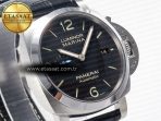 Panerai PAM1312 W VSF 1:1 Best Edition Black Dial on Black Leather Strap P.9010 Clone - Görsel 5