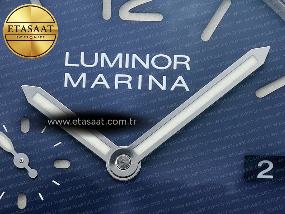 Penerai PAM1313 W TTF 1:1 Best Edition on Blue Leather Strap P9010 - Görsel 10
